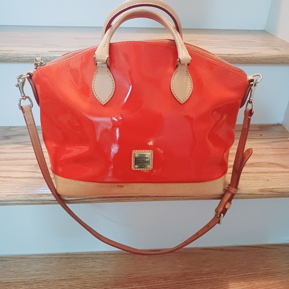 Dooney & Bourke Authentic HandBag in Tangerine - Picture 2 of 4